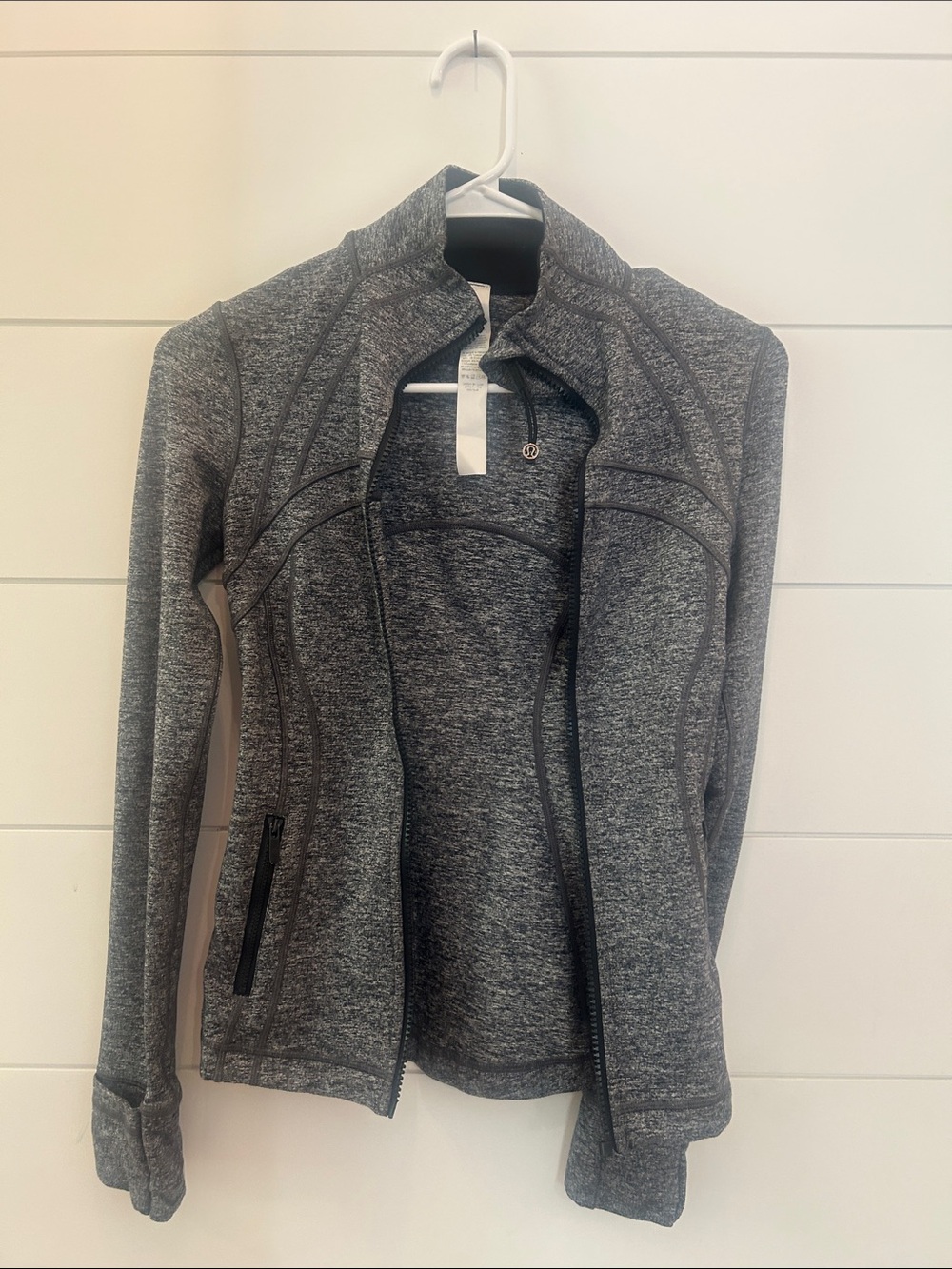 Lululemon Size 0 Heathered Gray Define Jacket